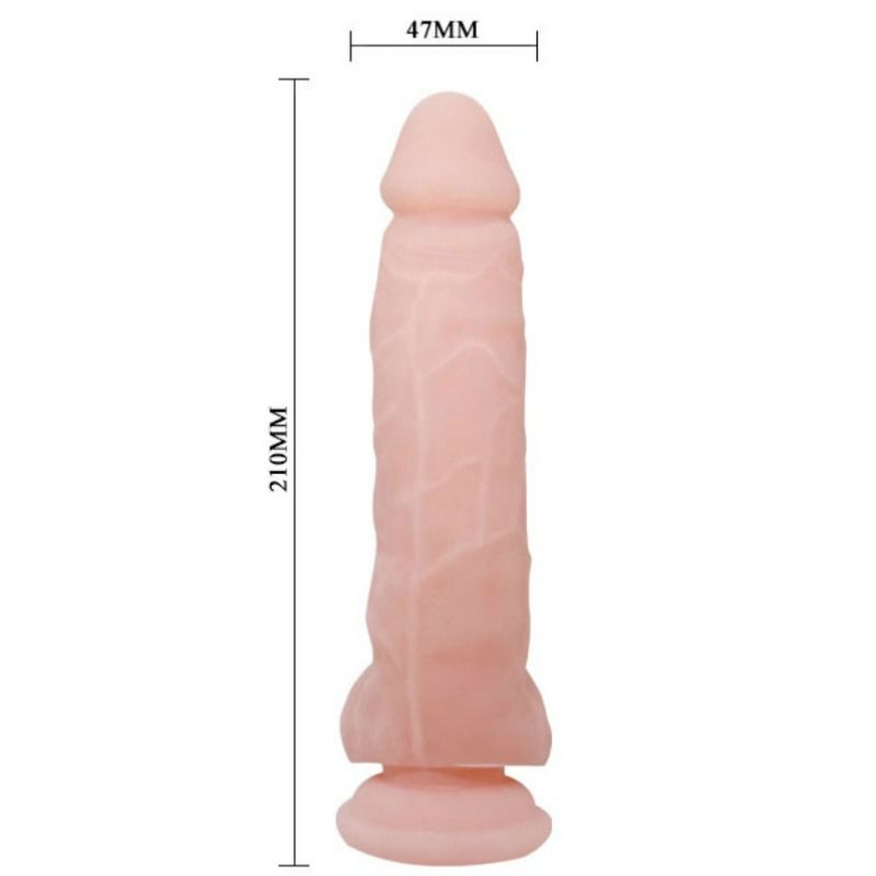 Gode naturel super réaliste 21.5 cm