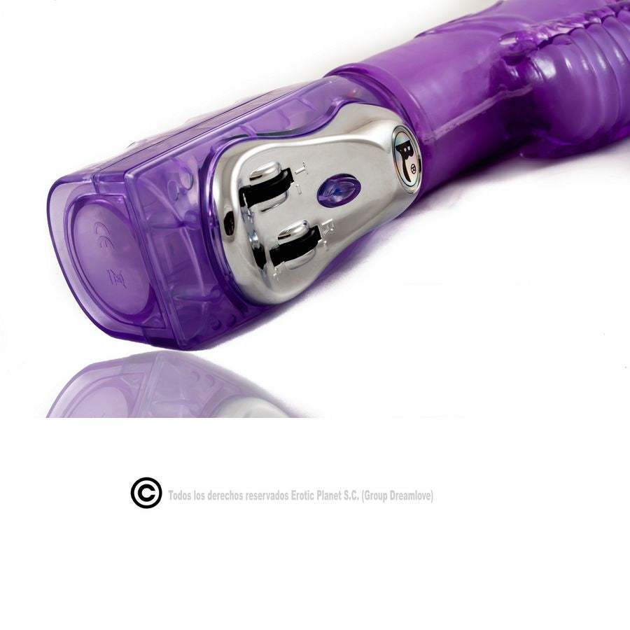 Vibromasseur Rabbit Rotatif Travel Partner Tête Rotative - Baile