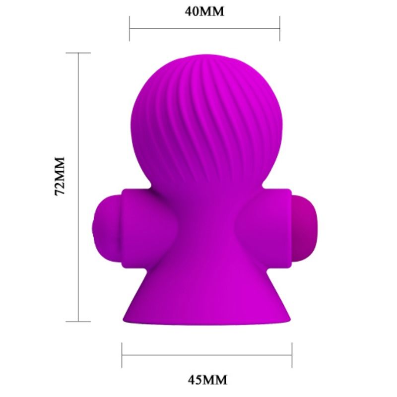 Stimulateurs de nipple 12 modes vibration lilas