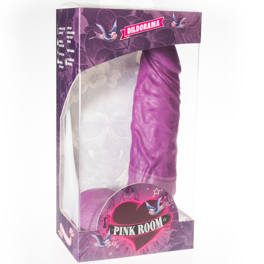 Gode Réaliste Chems 20 cm Ventouse Veines Apparentes - Pink Room