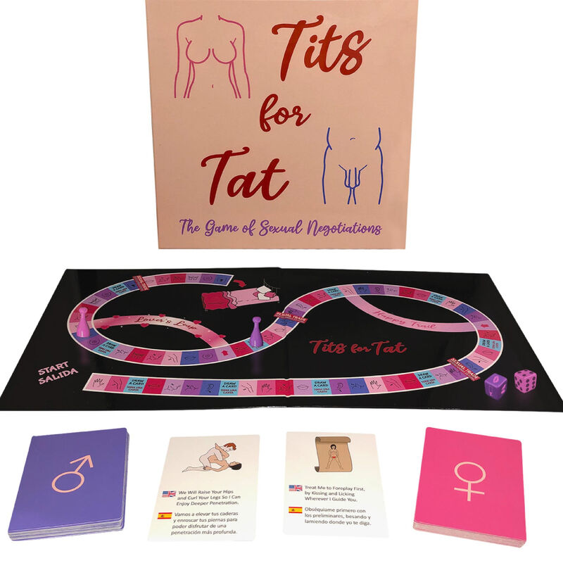 Jeu Coquin Tit Pour Tat Plateau Préliminaires pour Couple - Kheper Games
