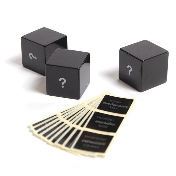 Jeu de Dés Coquin Lucky Dice of Love Stickers Personnalisables - Bijoux Indiscrets