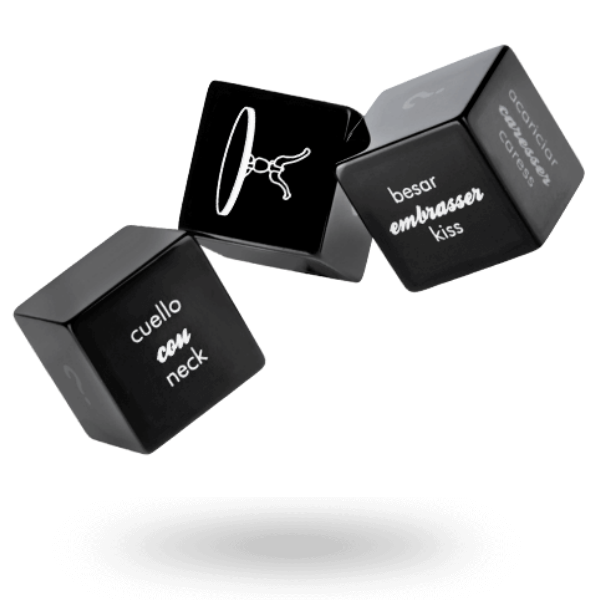 Jeu de Dés Coquin Lucky Dice of Love Stickers Personnalisables - Bijoux Indiscrets