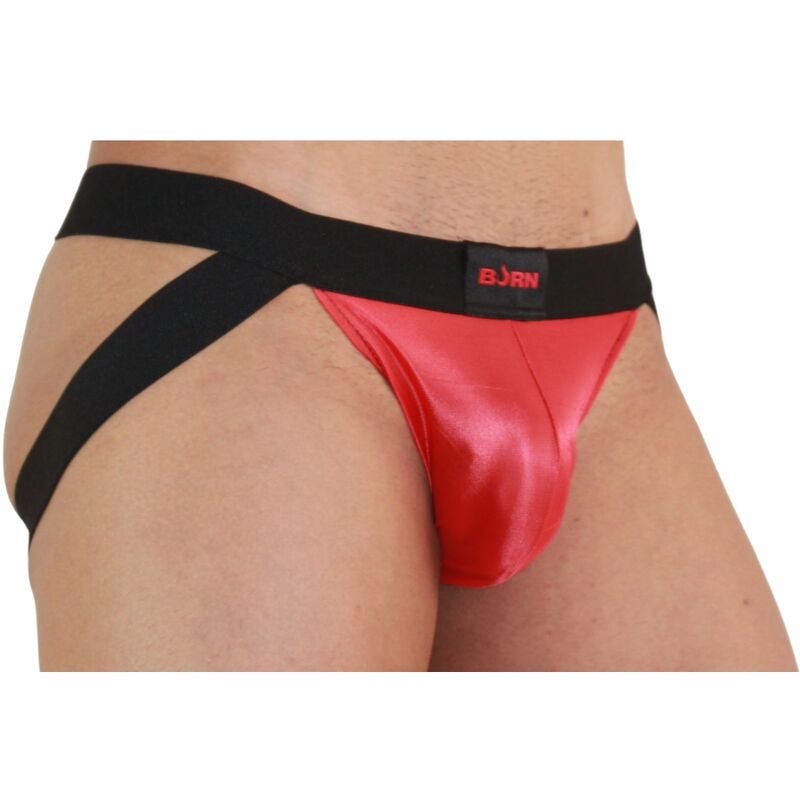 Jockstrap Brillant Échancré Effet Wet Look - Burn