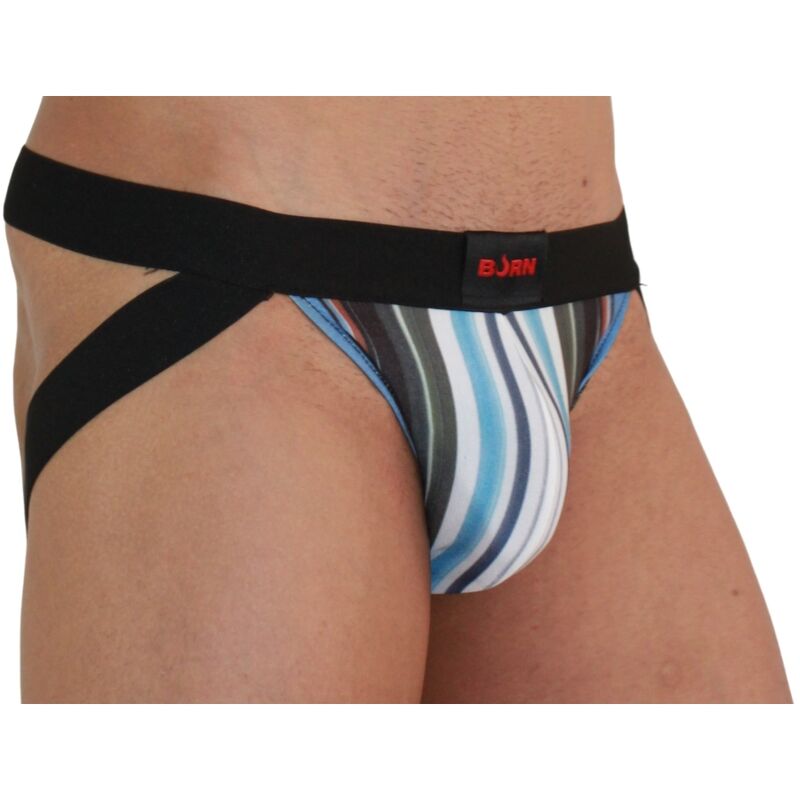 Jockstrap Brillant Échancré Effet Wet Look - Burn