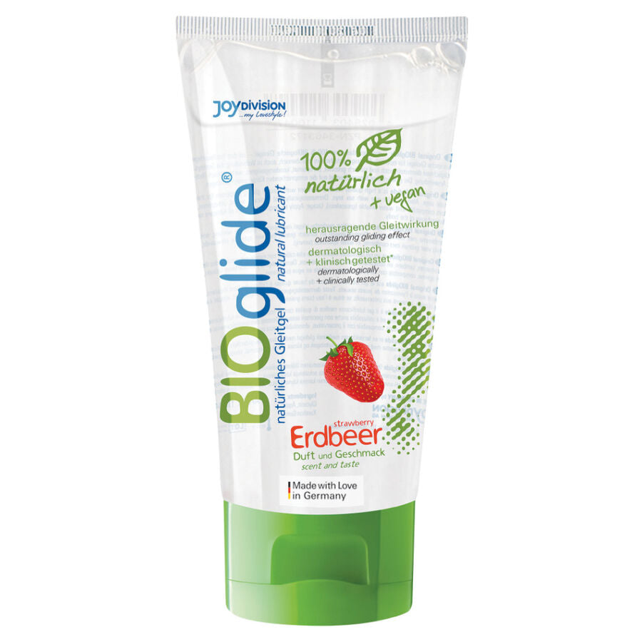Lubrifiant Arôme Cerise ou Fraise BIOglide 80 ml - Joydivision