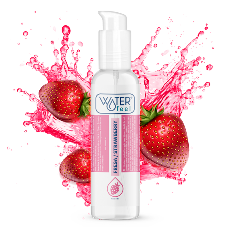 Lubrifiant Aromatisé Base Eau Fraise ou Passion 175 ml - Waterfeel