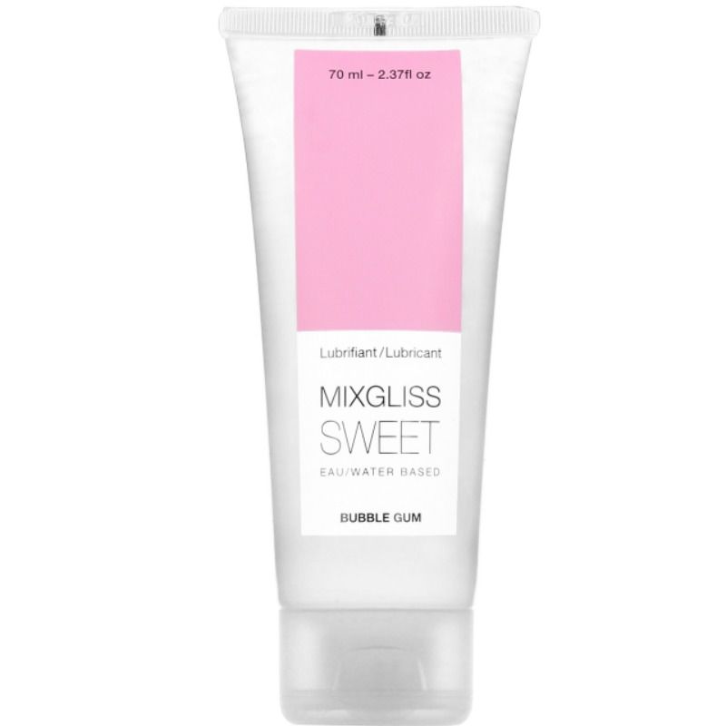 Lubrifiant Base Eau Saveurs 70 ml - Mixgliss