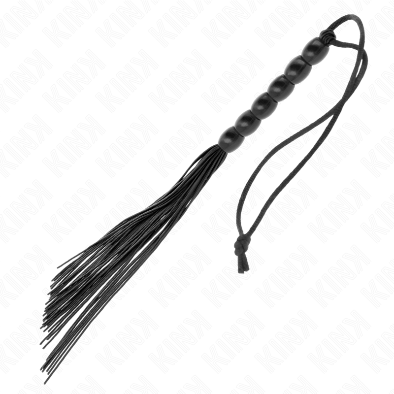 Martinet BDSM Silicone 6 Lanières Souple 26 cm - Kink Impact & Touch