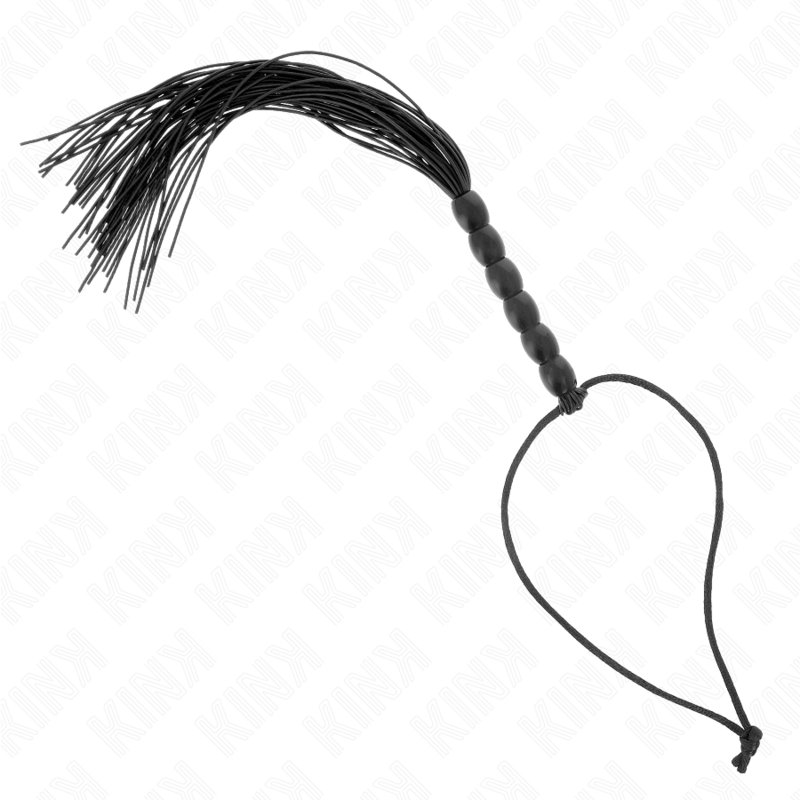 Martinet BDSM Silicone 6 Lanières Souple 26 cm - Kink Impact & Touch