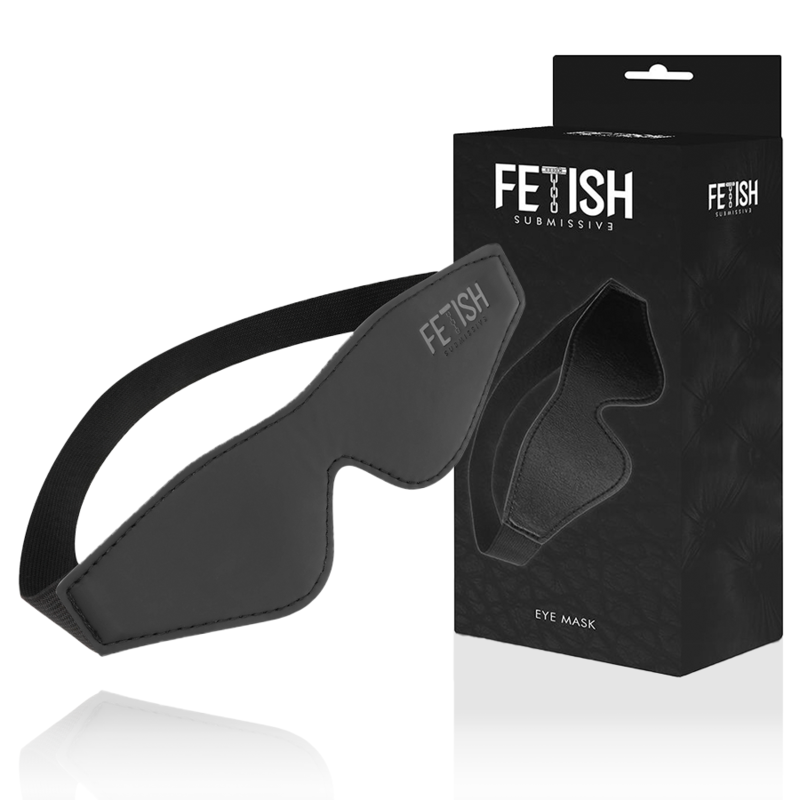 Masque BDSM Cuir Végan Doublure Néoprène Réglable - Fetish Submissive