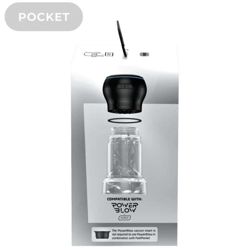 Masturbateur de Poche Feel Pocket Stroker Crystal Transparent - Kiiroo