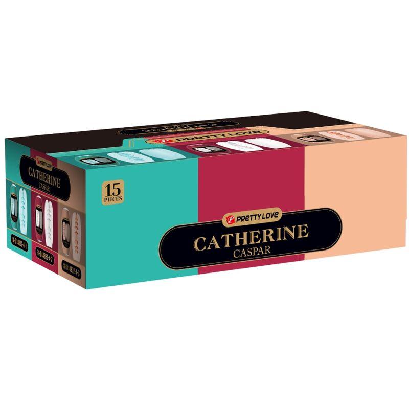Masturbateur Homme Caspar Pack 15 Textures Extensible Sans Phtalate - Pretty Love