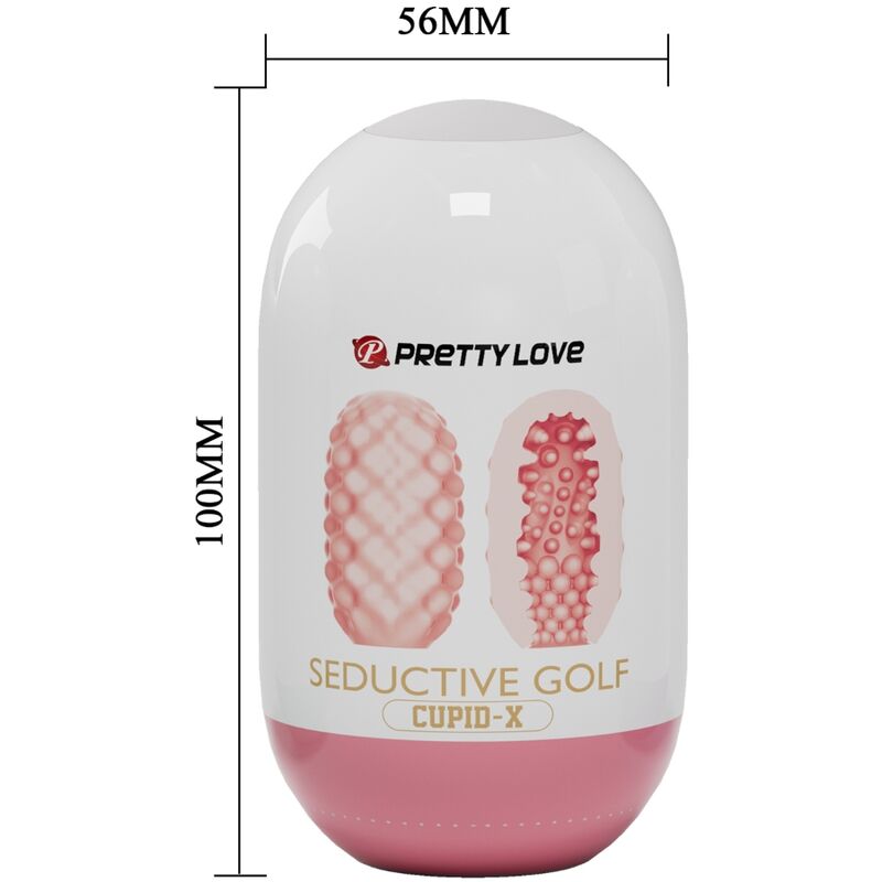 Masturbateur Homme Cupid X Réversible Texturé Extensible - Pretty Love