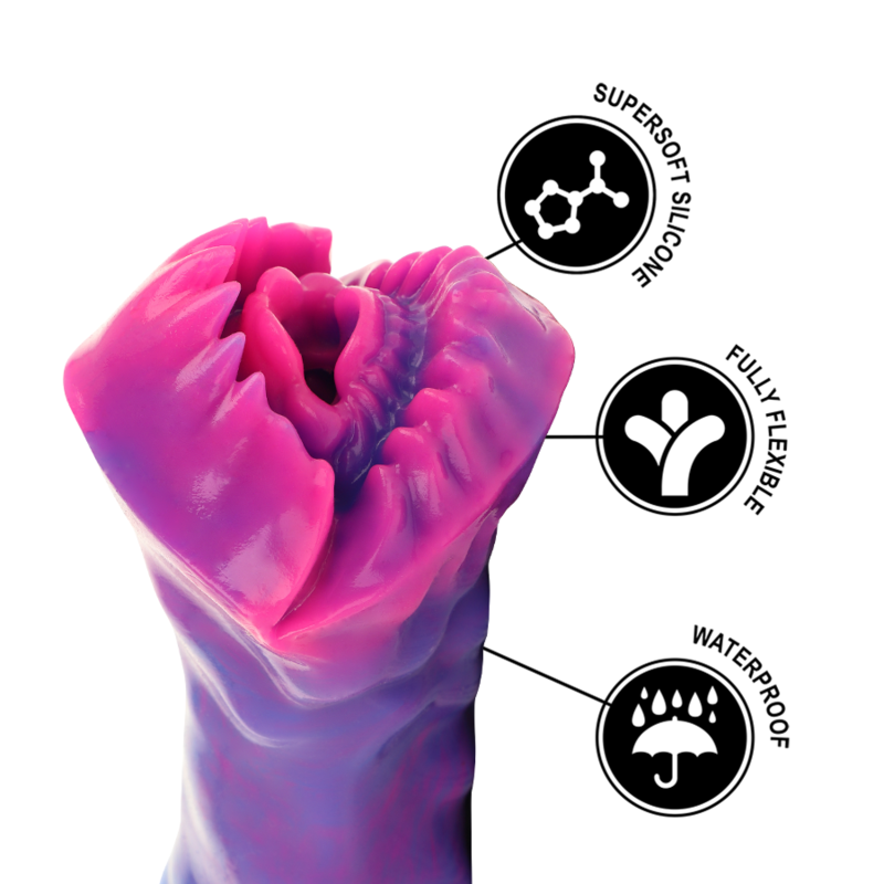 Masturbateur Masculin Eris Cyclops Silicone Texturé Diamètre 90 mm - Epic Cybersilicock