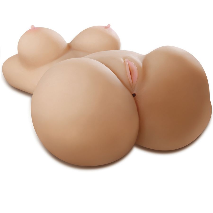 Masturbateur Réaliste Mega Fuck Buste Double Pénétration Vaginal Anal - Pipedream Extreme
