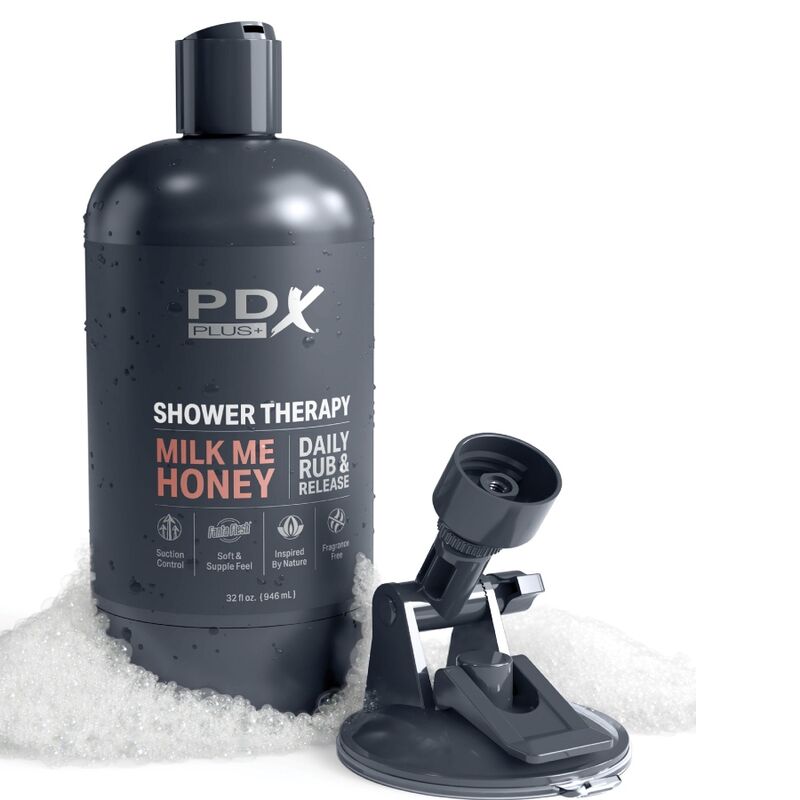 Masturbateur Stroker Discret Milk Me Honey Bouteille Shampoing Ventouse - PDX Plus