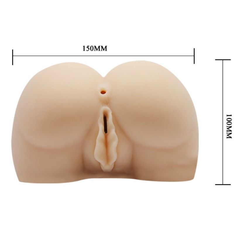 Masturbateur Torse Vibrant Double Orifice Vagin et Anus Vocal - Baile