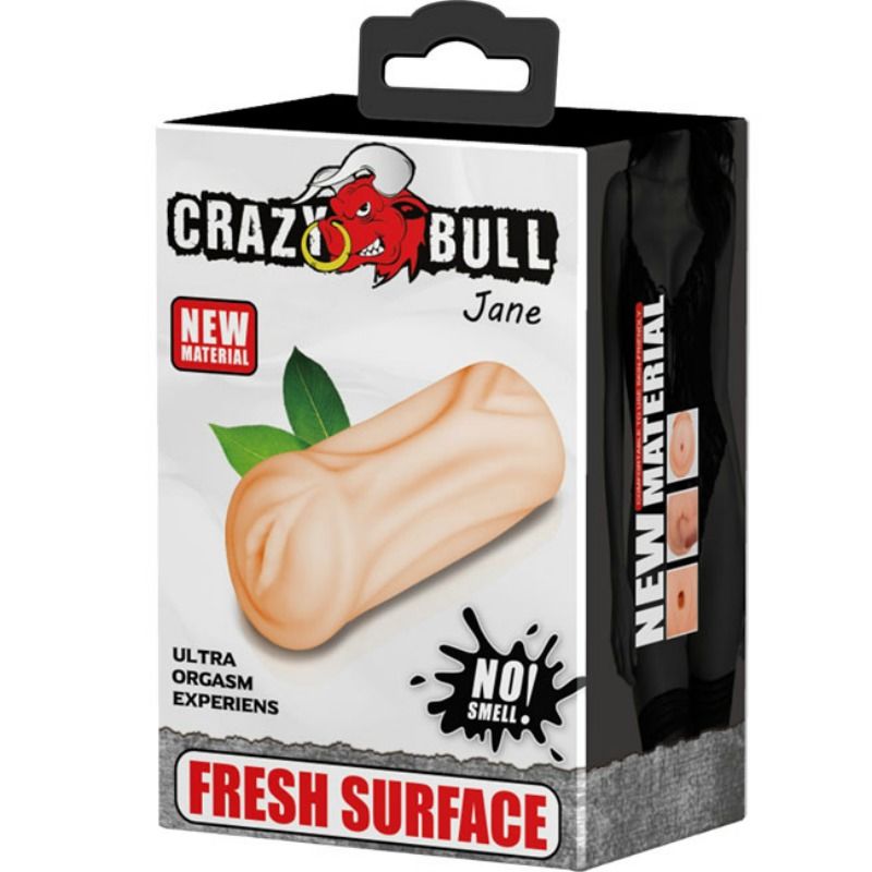Masturbateur Vagin Jane Compact Nomade Canal Étroit 13,5 cm - Crazy Bull