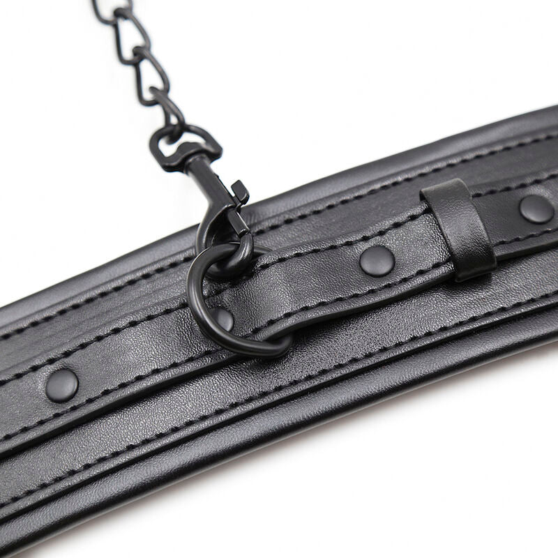 Menottes BDSM Poignets Cuir Ajustables Taille Unique - Ohmama