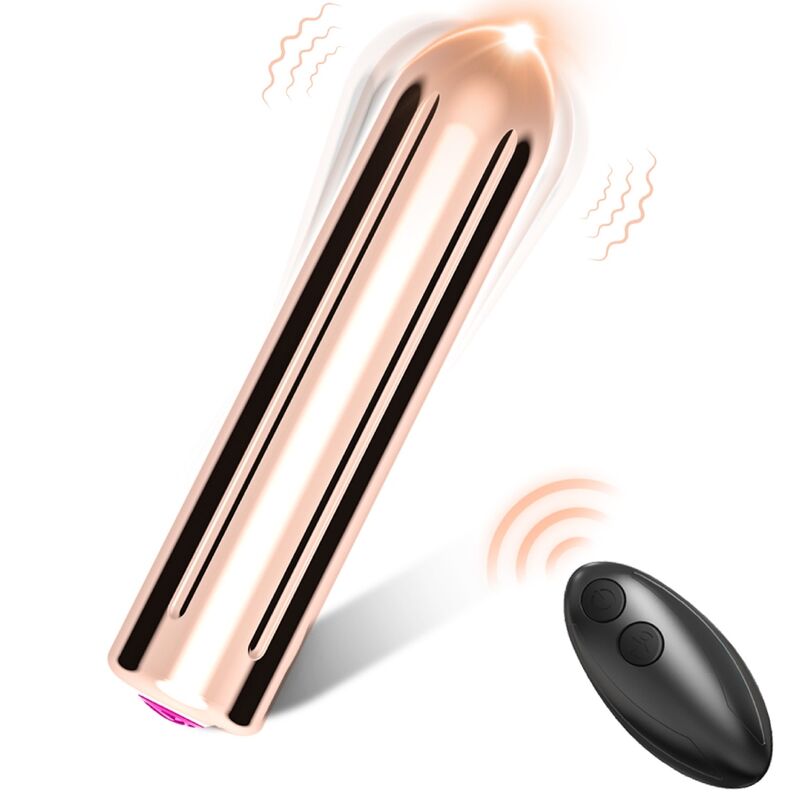 Mini Vibromasseur Bullet Warhead - Télécommande 9 Modes - Armony