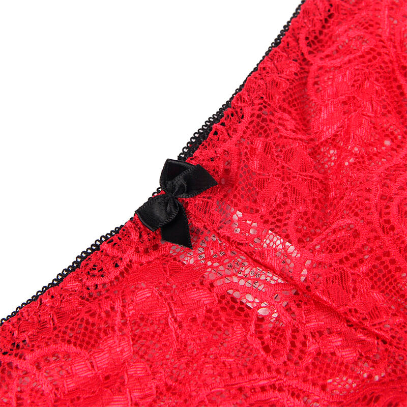 Nuisette Satin Soie et Dentelle + Culotte Assortie - Subblime