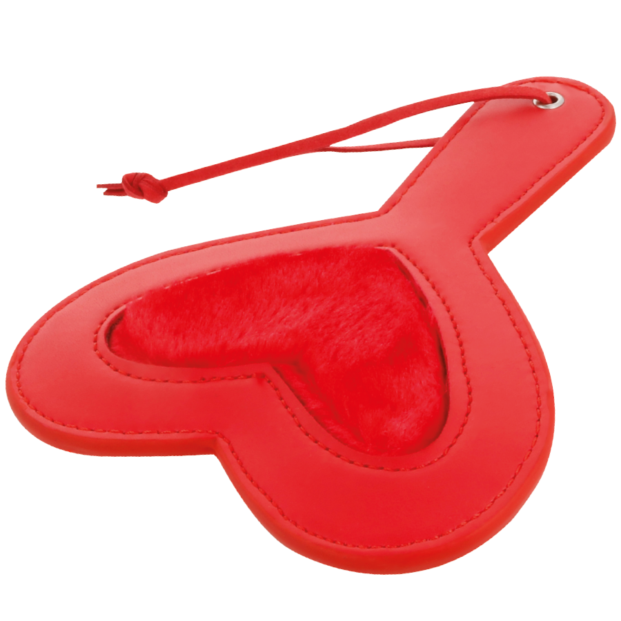 Paddle BDSM Pala Rouge d'Amour Coutures Fétichiste - Darkness