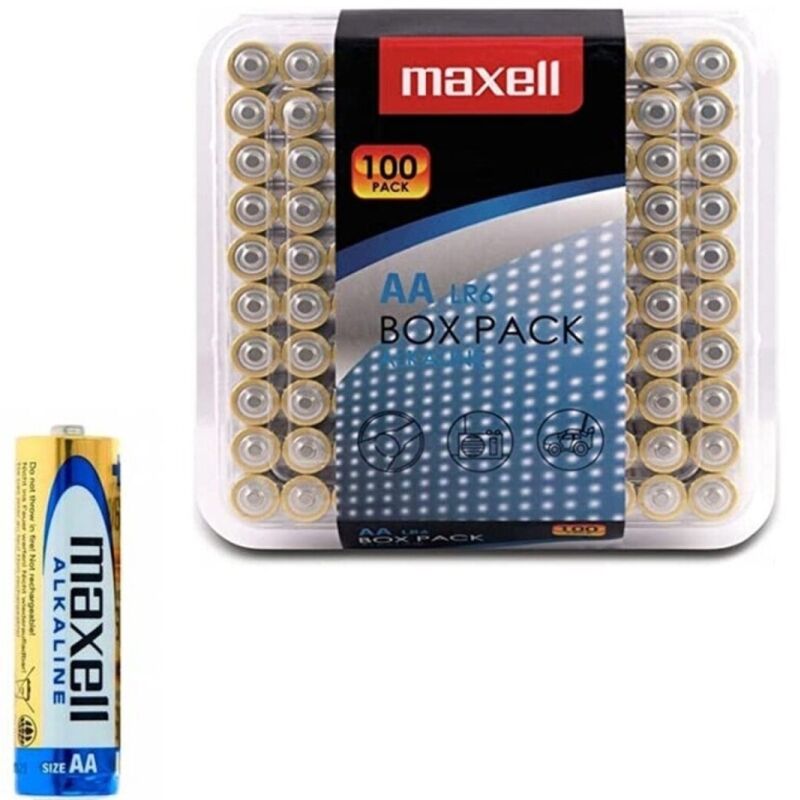 Piles AA LR6 Alcalines Longue Durée - Maxell