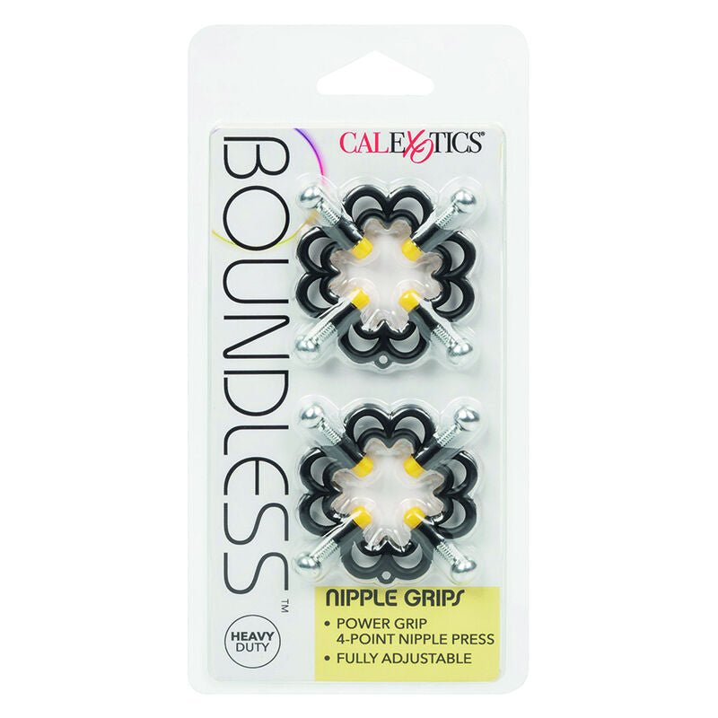 Pinces à Tétons Boundless Étau à Vis 4 Points Réglables Métal - CalExotics