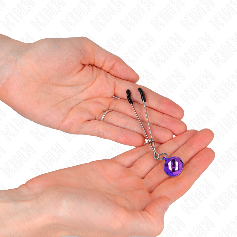 Pinces à Tétons Cloche Mince Embouts Silicone 7 cm - Kink
