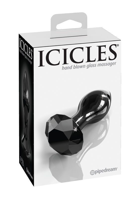 Plug Anal en Verre N.78 Fait Main Thermosensible - Icicles
