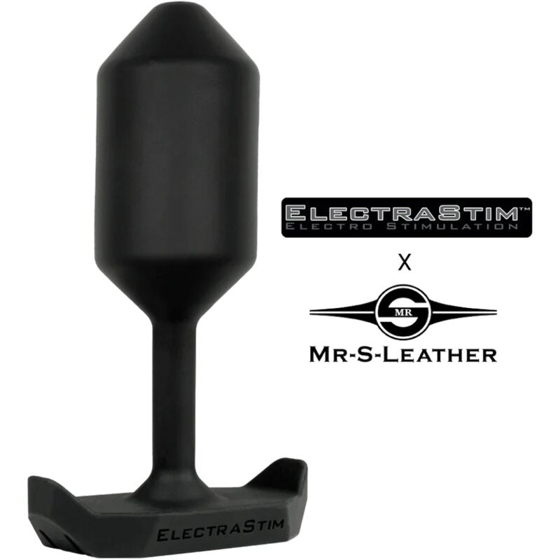 Plug Anal Électro Mr-S-Leather Silicone Conducteur Noyau Acier - Electrastim