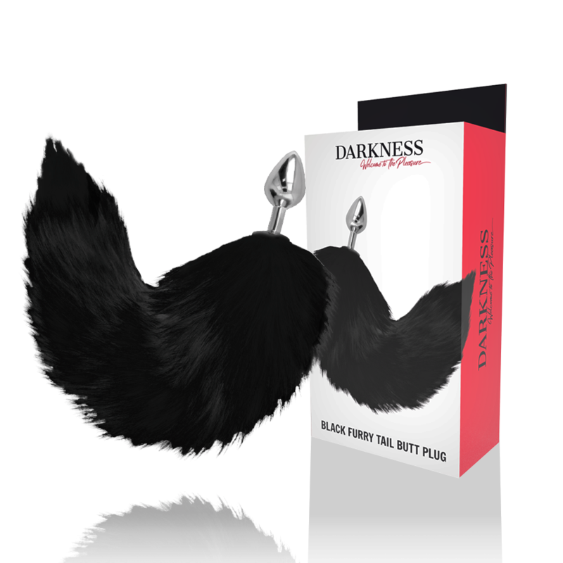 Plug Anal Queue en Métal Argenté - Darkness | Intimae