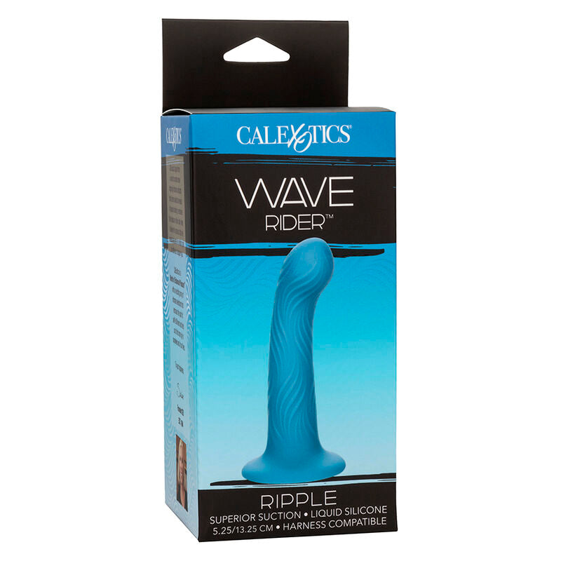 Plug Anal Texture Ondulée Wave Rider Ripple Base Ventouse - CalExotics