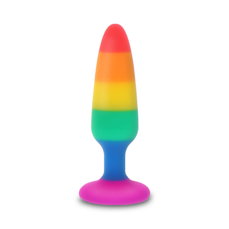 Plug Anal Twink Silicone Arc-en-Ciel Pride 8,5 cm - Pride