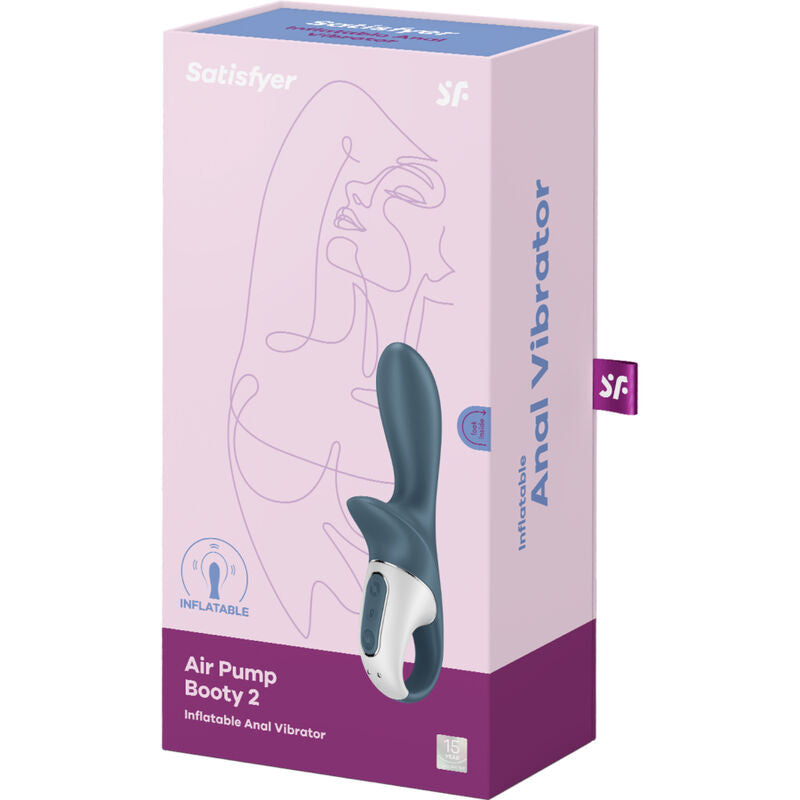 Plug Anal Vibrant Gonflable Booty 2 Rechargeable IPX7 - Satisfyer