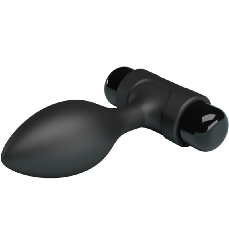 Plug Anal Vibrant Vibra Butt 10 Modes Pointe Conique Noir - Pretty Love