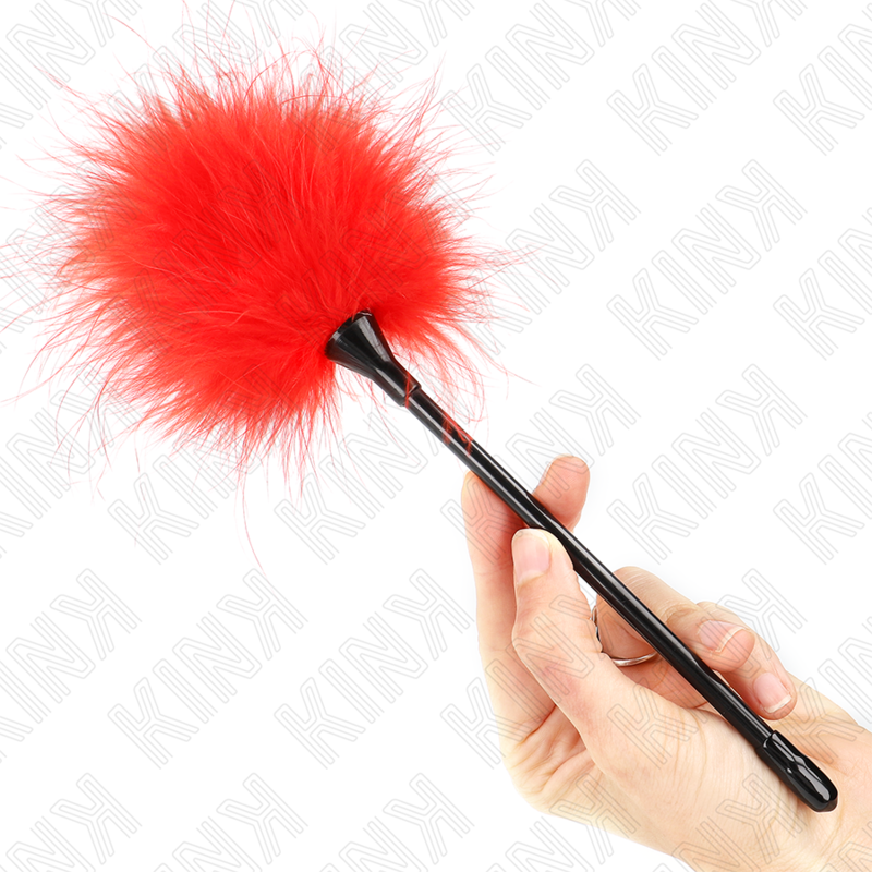 Plumeau Érotique Tickle Plumes Naturelles 27 cm 2 Coloris - Kink