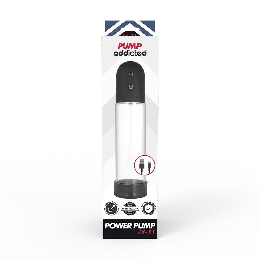 Pompe à Pénis Automatique RX11 Érection Cylindre Transparent - Pump Worx