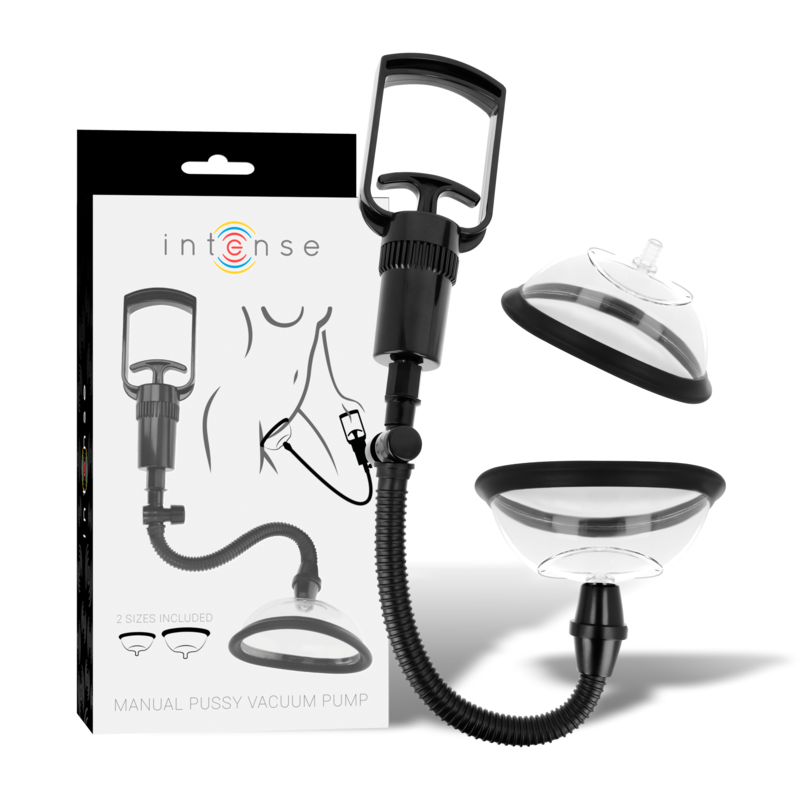 Pompe Vaginale Manuelle 2 Coupelles Interchangeables Sans Phtalate - Intense