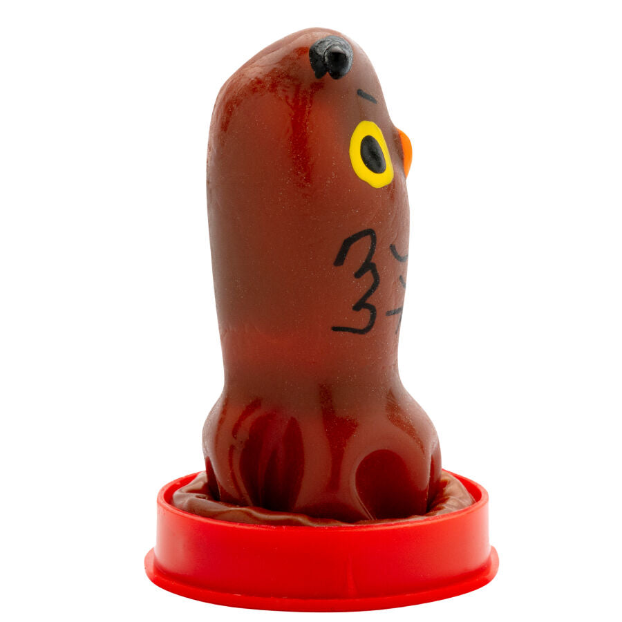 Préservatif Fantaisie Hibou Peint à la Main Latex Naturel - Condomerie