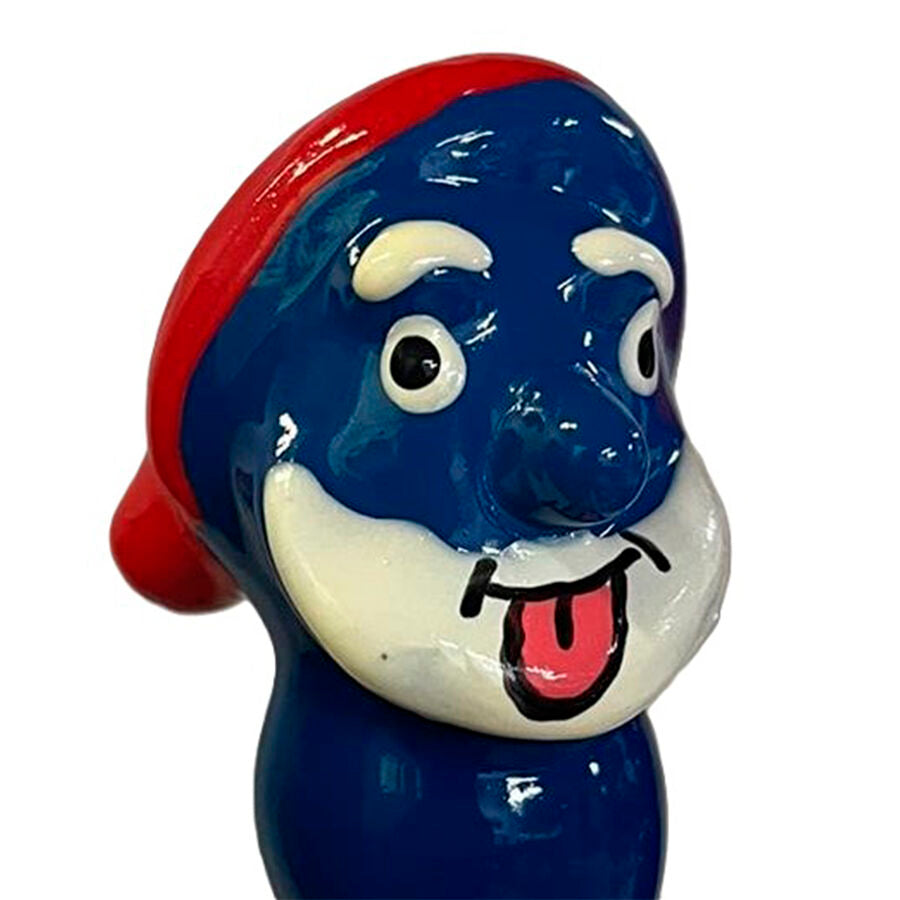 Préservatif Fantaisie Peint à la Main Blue Grandpa Latex Naturel - Condomerie