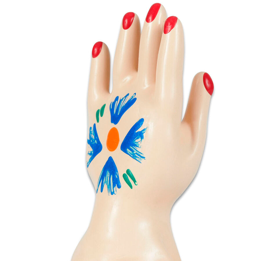 Préservatif Fantaisie Peint à la Main Modèle Main 1 Latex Naturel - Condomerie