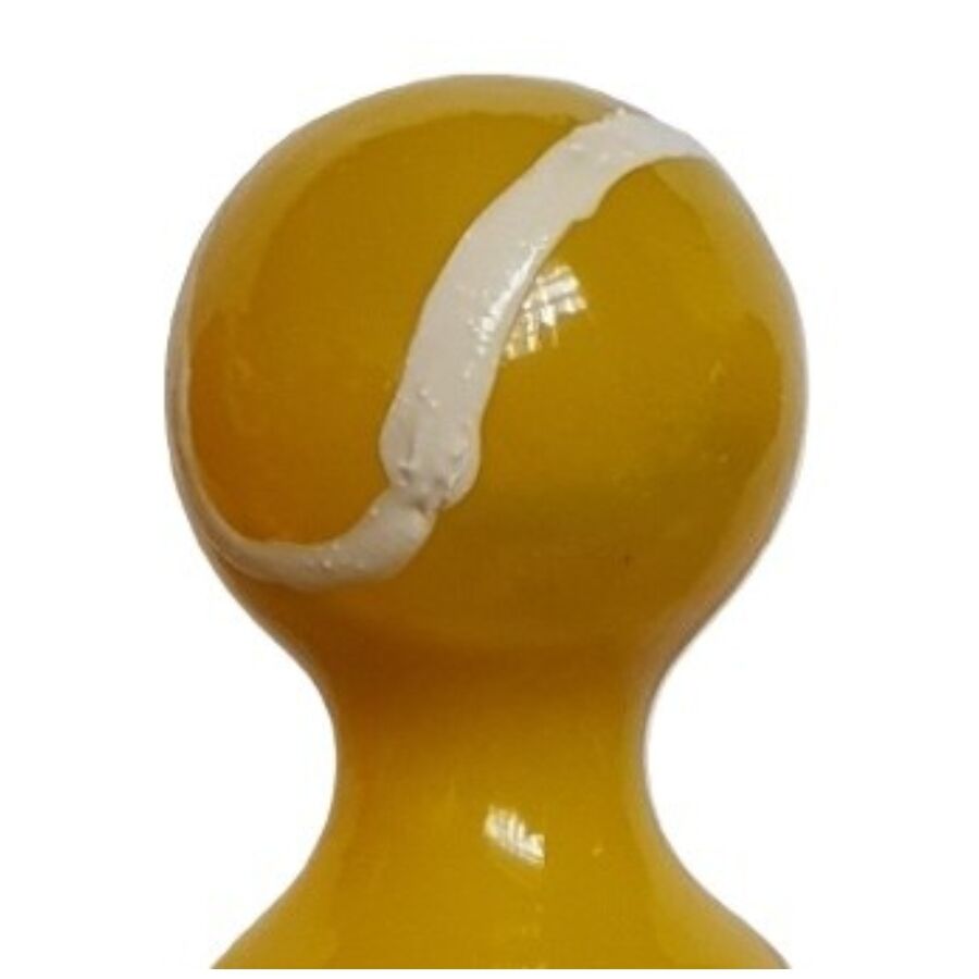 Préservatif Fantaisie Peint à la Main Motif Balle de Tennis - Condomerie