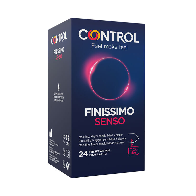 Préservatifs Adapta Senso Fins Adaptables Lubrifiés 2 Formats - Control