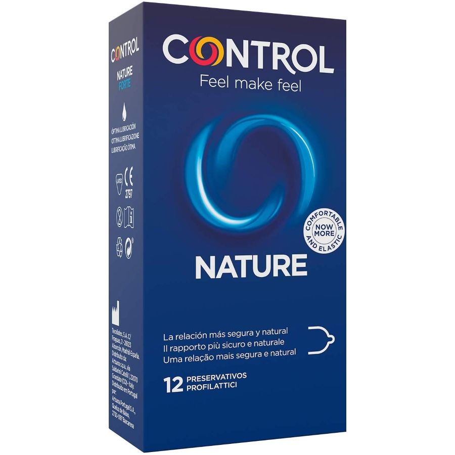Préservatifs Control Adapta Nature - Latex Lubrifié avec Réservoir