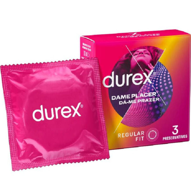 Préservatifs Durex Dame Placer - Points et Stries Stimulants