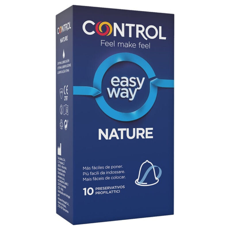 Préservatifs Nature Easy Way Applicateur Latex 10 Unités - Control