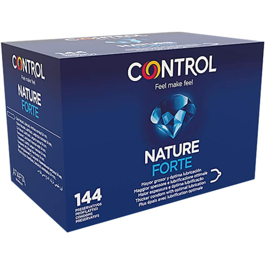 Préservatifs Nature Forte Forme Adapta Lubrifiés Boîte 144 Unités - Control