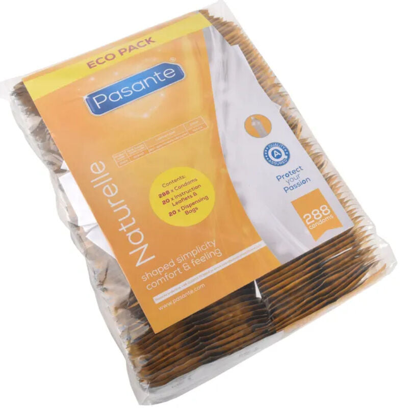 Préservatifs Naturelle Eco Pack Ultra Lubrifiés Latex - Pasante